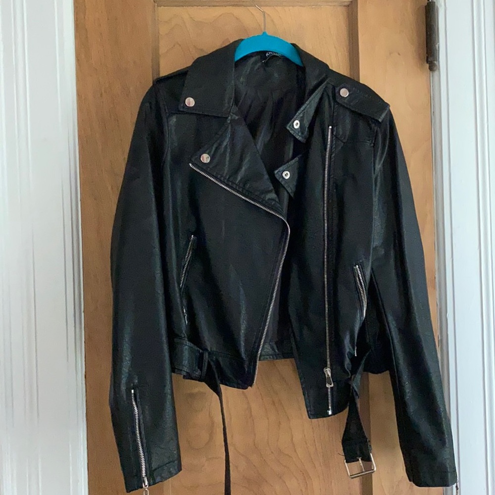 Kittenish leather jacket